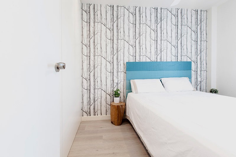 R de Room INTERIORISMO MADRID. Interiorismo de un dormitorio inspirado en el estilo nórdico. Proyecto de www.rderoom.es