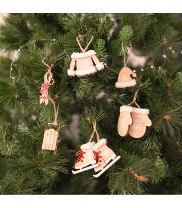 6 Adornos Para Árbol De Navidad A 6 Adornos Para Árbol De Navidad A