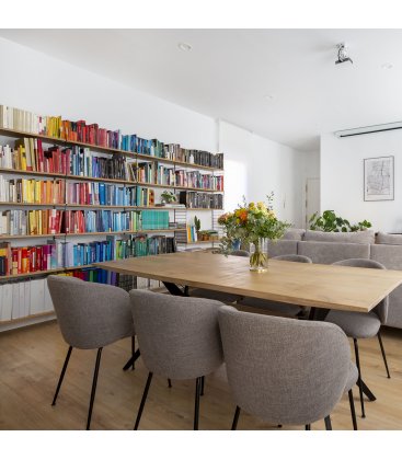 Estantería STRING de 7 módulos en roble con...