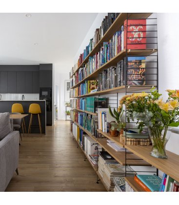 Estantería STRING de 7 módulos en roble con...