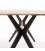 Mesa de comedor de madera maciza de roble MAE 160x90cm (varios acabados)