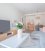 Mueble TV con zócalo o patas NORWAY 200 cm con 2 puertas, 3 cajones y 1 hueco (varios acabados)
