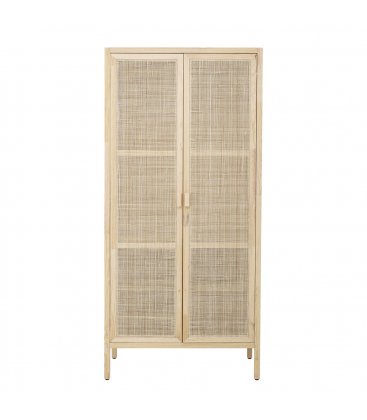 Armario de madera y rejilla MARIANA