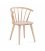 Pack de 2 sillas de madera con reposabrazos en color natural KIRK