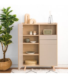 Aparador con 2 puertas, 2 cajones y 1 hueco ZIGGY (varios... 2