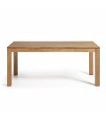 Mesa de comedor extensible rectangular de roble macizo DIRA