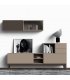 Mueble de TV y estante con puerta ZISA (varios acabados y apoyos)