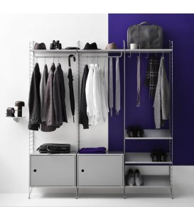 Estantería STRING de 3 módulos con 2 cabinets, 3 baldas...