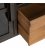 Mueble de TV con 2 puertas, 1 hueco y 1 cajón de madera maciza de abeto DIVIT