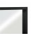 Espejo rectangular con efecto ventana de metal negro RIV