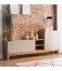 Mueble TV ZISA con 2 puertas push y 2 huecos (varios acabados y apoyos)