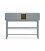 Consola gris claro y madera con 1 puerta, 2 cajones push y 1 hueco CORVO