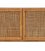 Aparador de madera maciza de mango con 2 puertas de rejilla MASKI