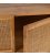 Aparador de madera maciza de mango con 2 puertas de rejilla MASKI