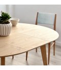 Mesa de comedor redonda extensible NORWAY (varios acabados)