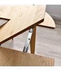 Mesa de comedor redonda extensible NORWAY (varios acabados)