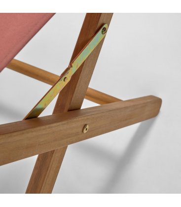 Pack de 2 sillas de exterior plegables de madera de acacia LOREL