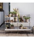 Estantería STRING autoportante para exterior de 2 módulos en metal galvanizado.