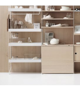 Estantería STRING de 3 módulos con 1 cabinet y 1 mesa... 2