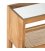 Consola de madera maciza de mango y ratán MASKI