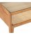 Mesa de centro de madera maciza de mango y ratán MASKI