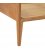 Mesa de centro de madera maciza de mango y ratán MASKI