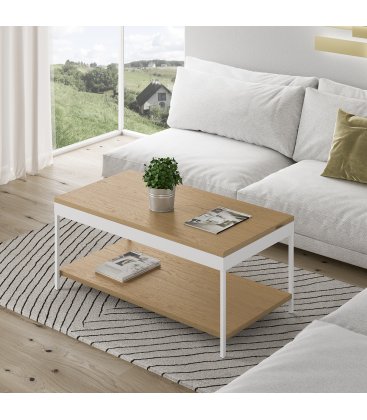 Mesa de centro elevable con almacenaje RELEV...