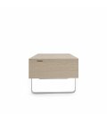 Mesa de centro con almacenaje convertible en mesa de comedor HOYET (varios acabados)