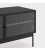 Mueble de TV de madera de roble y patas metálicas con 4 puertas BLUR (varios acabados)