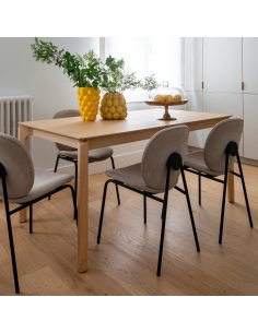 Mesa de comedor extensible de madera JOVIK (varios tamaños)