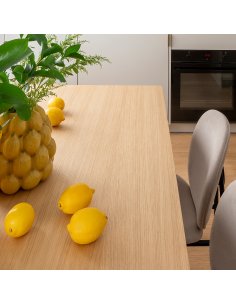 Mesa de comedor extensible de madera JOVIK (varios tamaños) 2