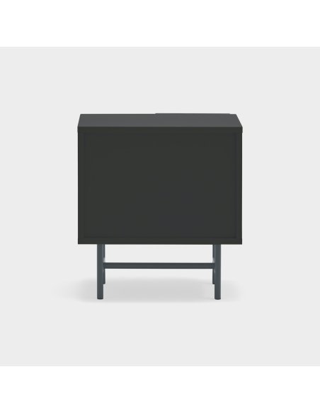 Mesita de noche con 1 puerta y 2 huecos NUBE (varios acabados)