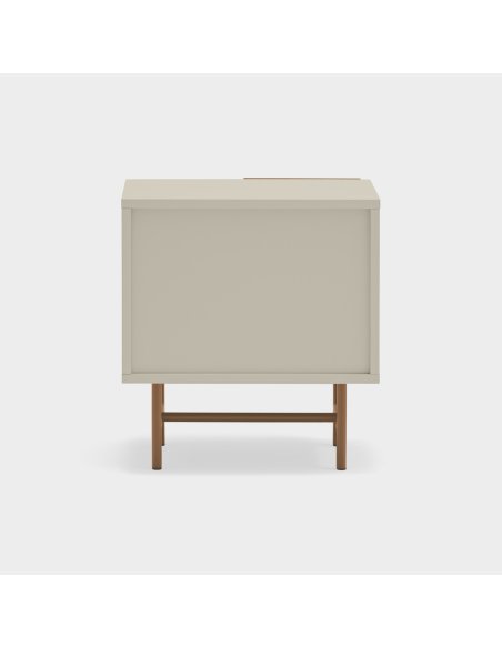 Mesita de noche con 1 puerta y 2 huecos NUBE (varios acabados)