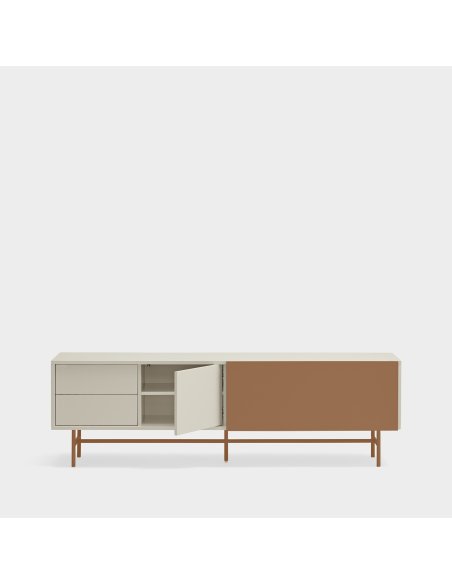 Mueble TV con 2 puertas y 2 cajones NUBE (varios acabados)