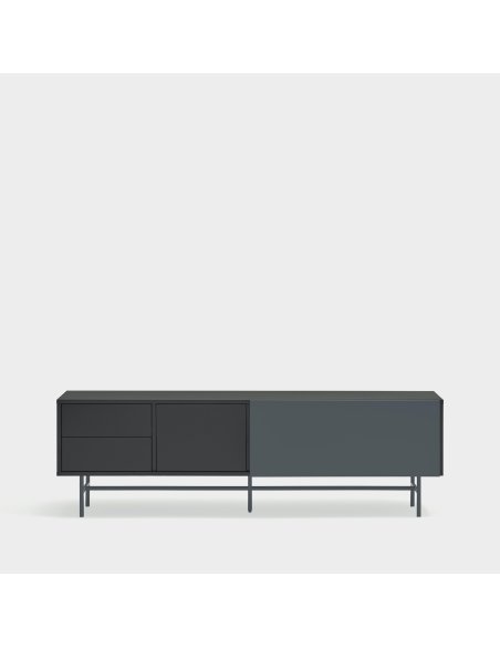 Mueble TV con 2 puertas y 2 cajones NUBE (varios acabados)
