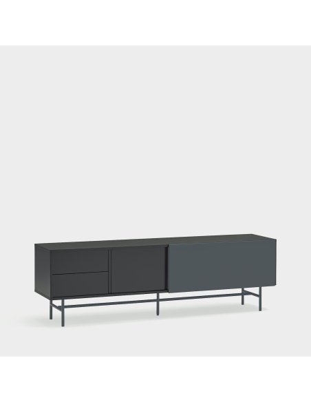 Mueble TV con 2 puertas y 2 cajones NUBE (varios acabados)