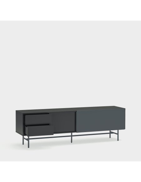 Mueble TV con 2 puertas y 2 cajones NUBE (varios acabados)