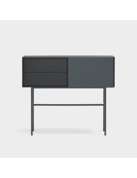Consola con 1 puerta y 2 cajones NUBE (varios acabados)