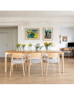 Pack de 2 sillas de madera con reposabrazos LEVIK (varios... 2