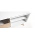 Mueble de TV de estilo nordico en blanco y madera de fresno QUIK