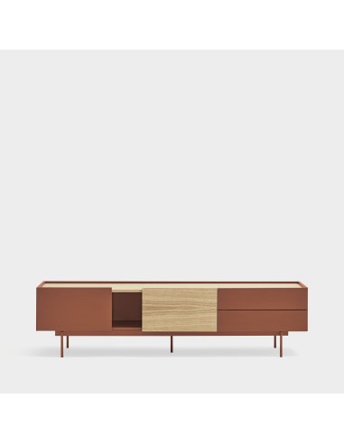 Mueble TV con 2 puertas y 2 cajones OTTO...