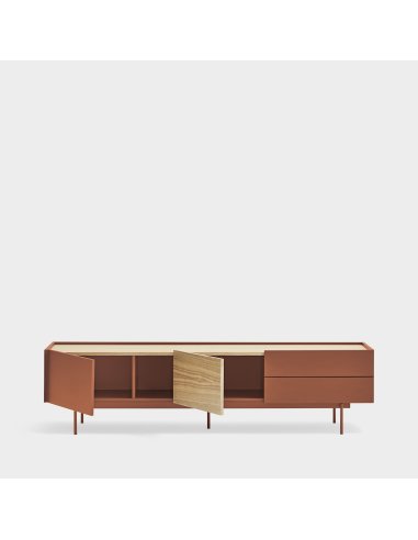 Mueble TV con 2 puertas y 2 cajones OTTO...