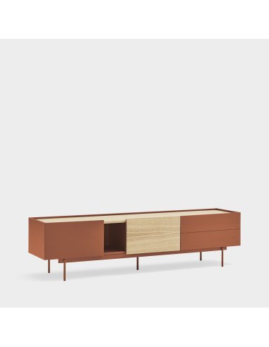 Mueble TV con 2 puertas y 2 cajones OTTO...