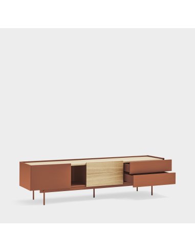 Mueble TV con 2 puertas y 2 cajones OTTO...