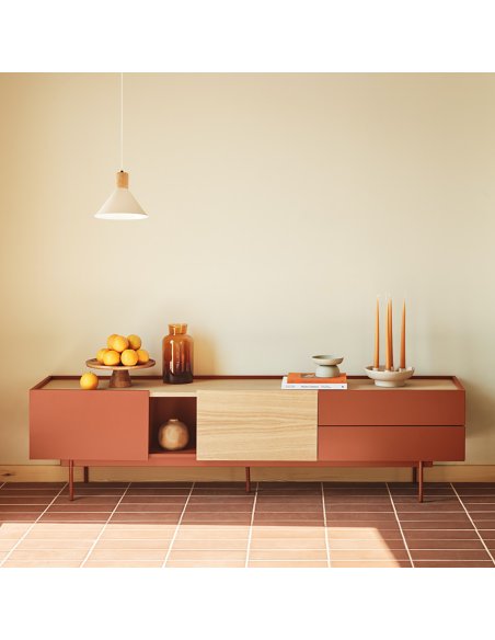 Mueble TV con 2 puertas y 2 cajones OTTO (varios acabados)