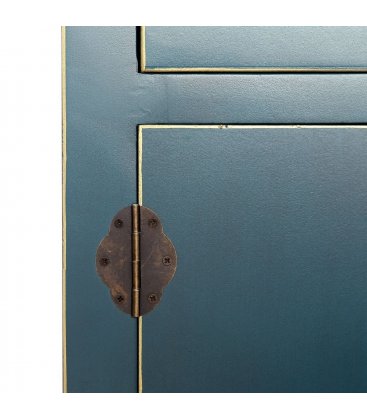 Consola azul petróleo de estilo asiático TIBET