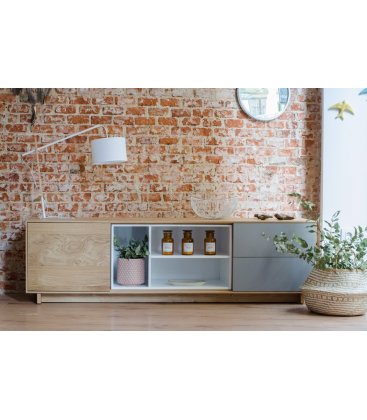 Mueble TV con zócalo NORWAY