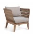 Sillón para exteriores beige CAPRI