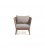 Sillón para exteriores beige CAPRI