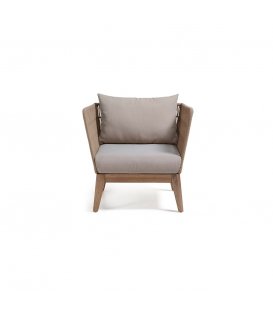 Butaca para exteriores beige CAPRI 2